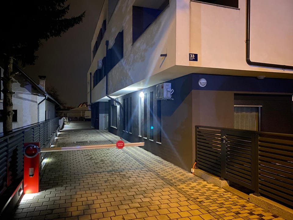 Property building, Night, Neighbourhood