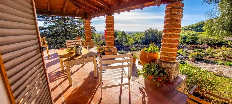 Patio, Spring, Day, Natural landscape, View (from property/room), Balcony/Terrace, Garden view