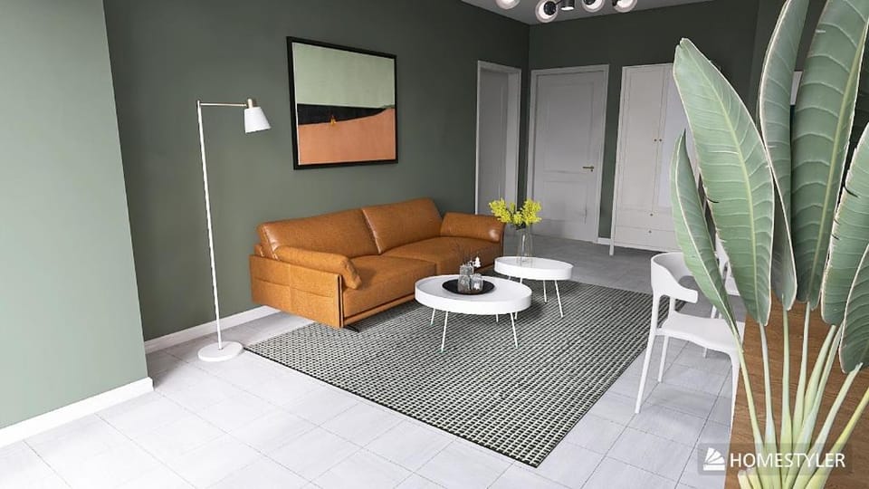 Kitchen or kitchenette, Living room