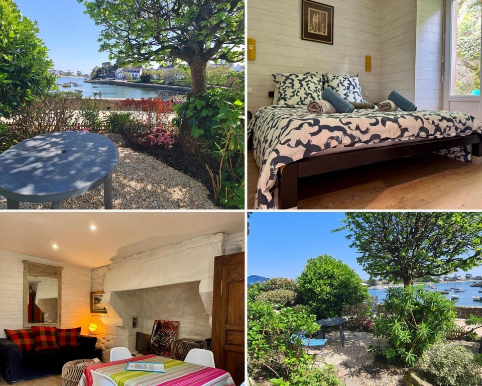 Bed, Natural landscape, Garden, TV and multimedia, Living room, Photo of the whole room, Seating area, Dining area, Beach, Bedroom, Sea view, towels