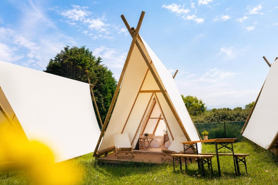 Kampaoh Oyambre Luxury tent in Western coast of Cantabria