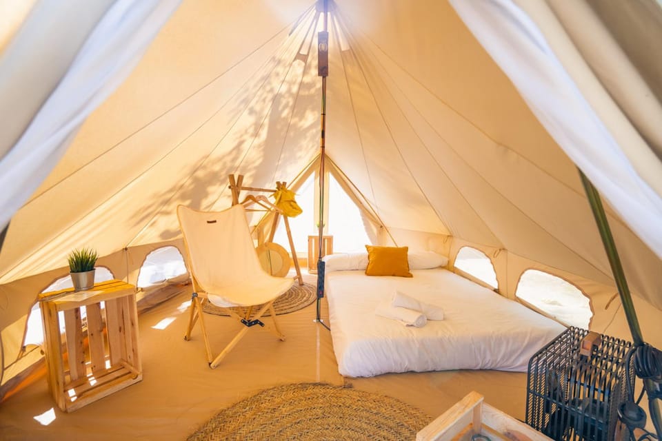 Kampaoh Oyambre Luxury tent in Western coast of Cantabria