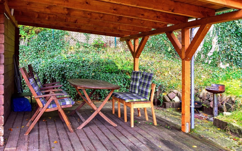 Ferienholzhaus Strandbude mit Terrasse Chalet in Heringsdorf
