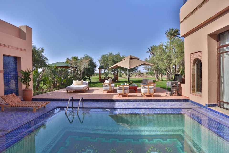 Patio, Day, Garden, Garden view, Pool view, Swimming pool, sunbed