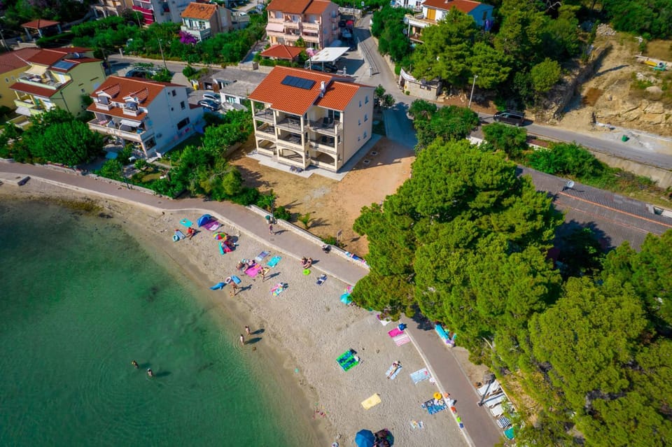 Property building, People, Bird's eye view, Beach