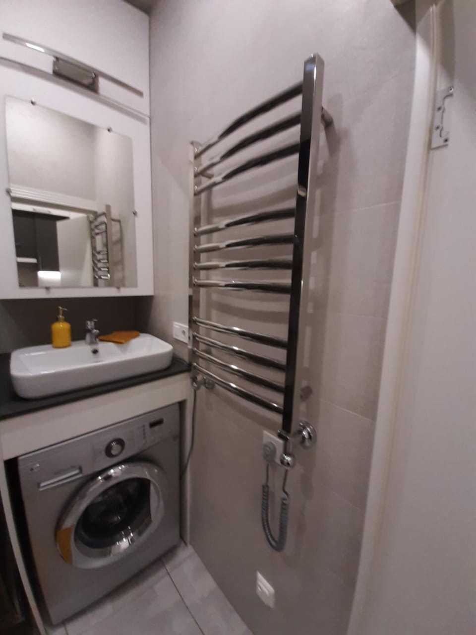 Shower, washing machine, dryer