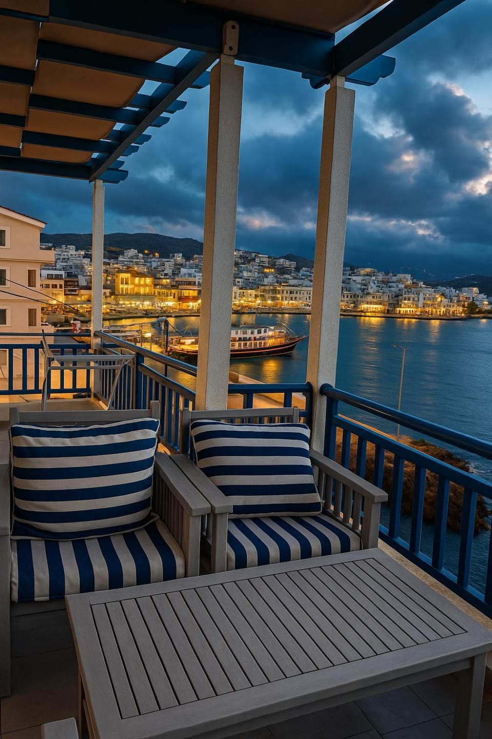 View (from property/room), Balcony/Terrace, Sea view