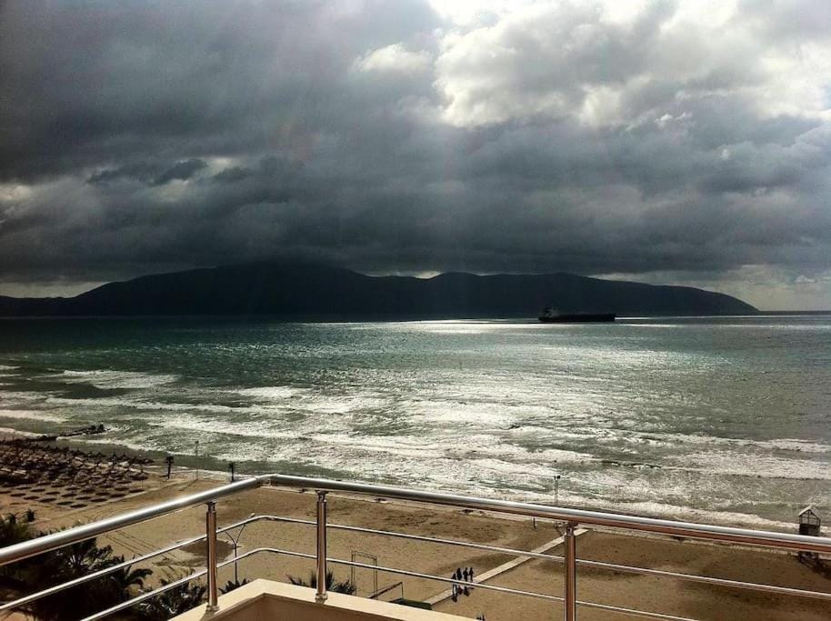Natural landscape, Beach, Mountain view, Sea view