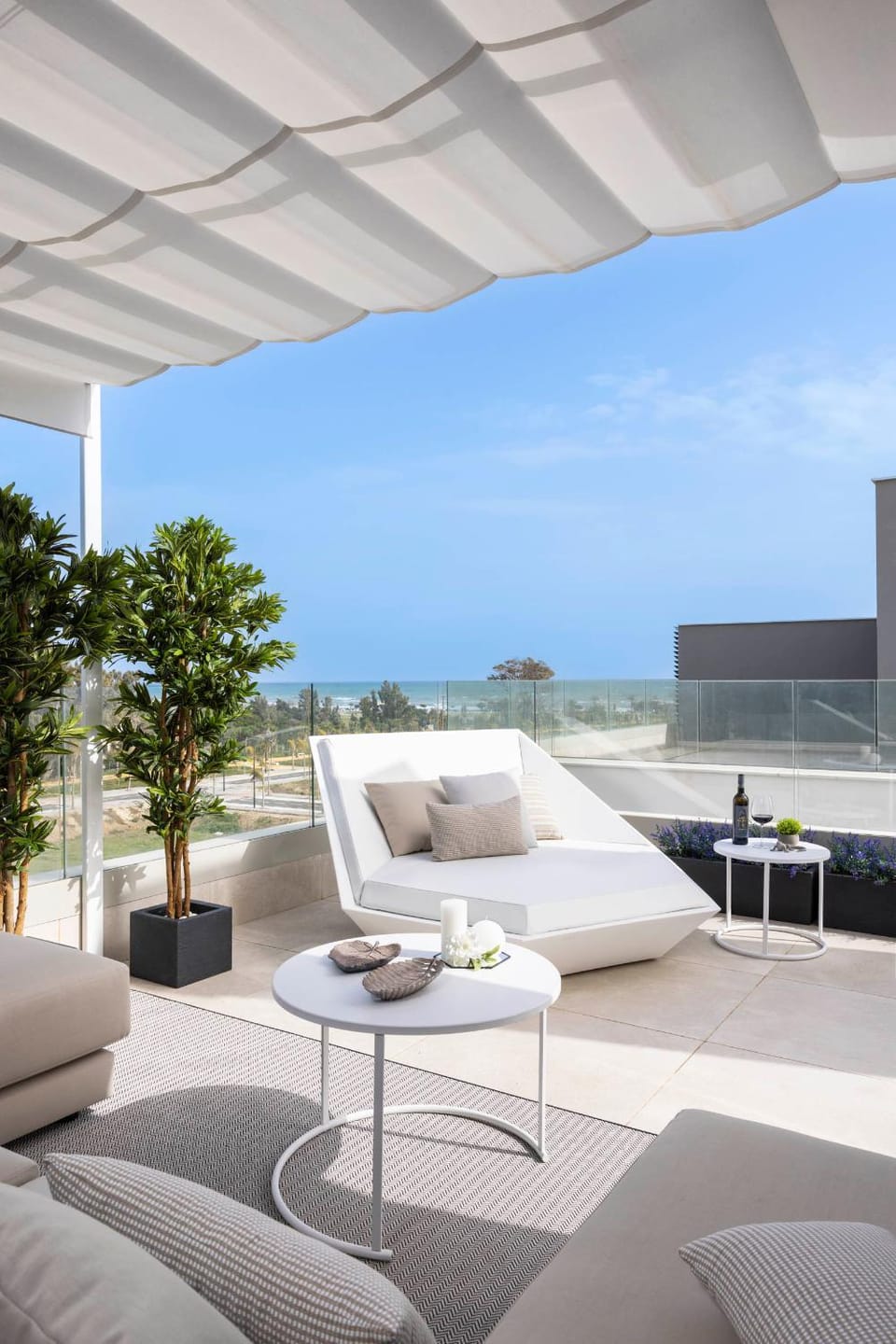 View (from property/room), Balcony/Terrace, Sea view