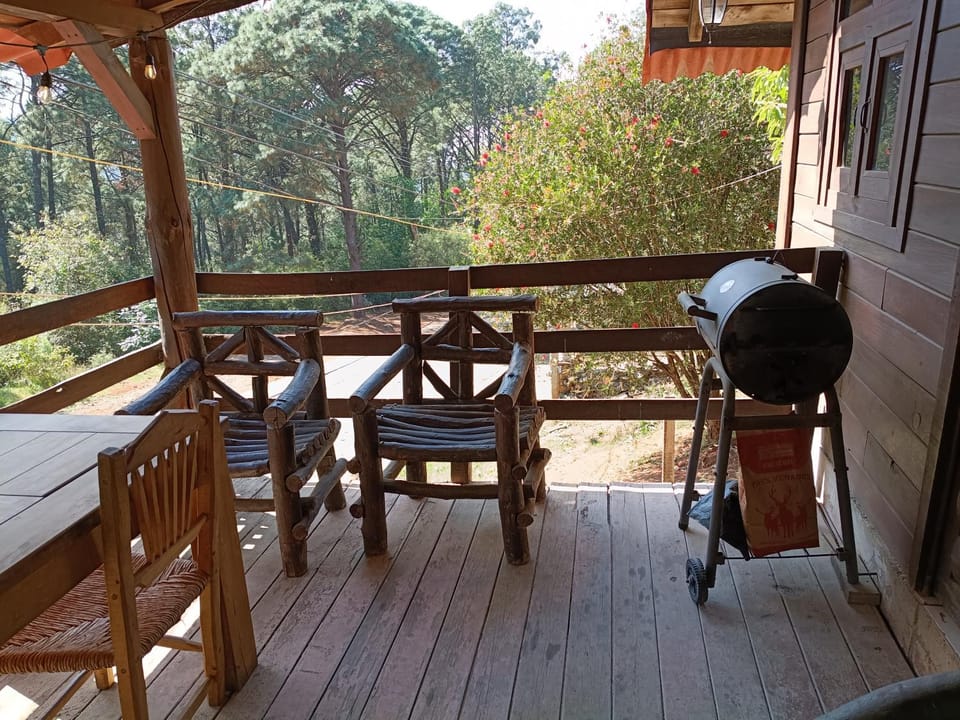 Cabaña Romantica Odette en Zona Boscosa con WiFi Chalet in Mazamitla