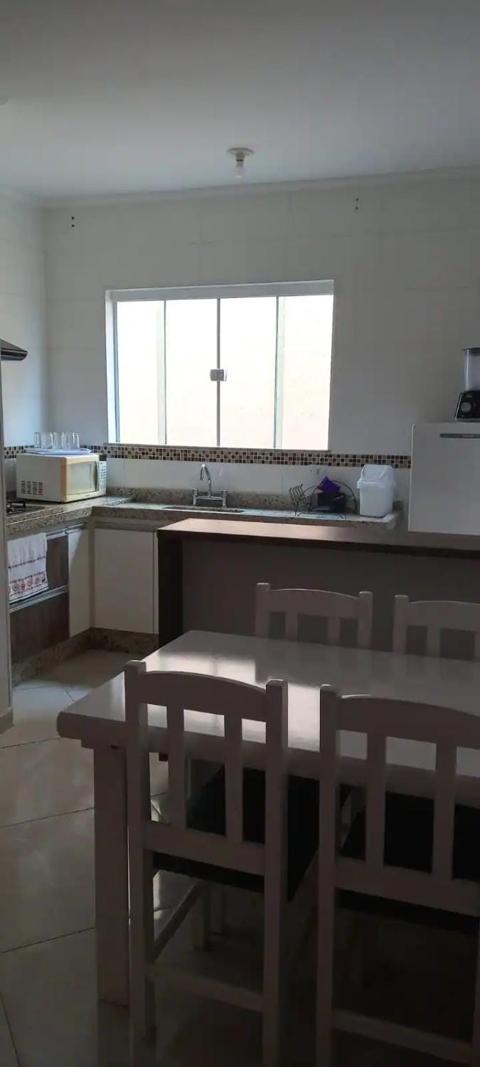 Dining area, minibar, stove