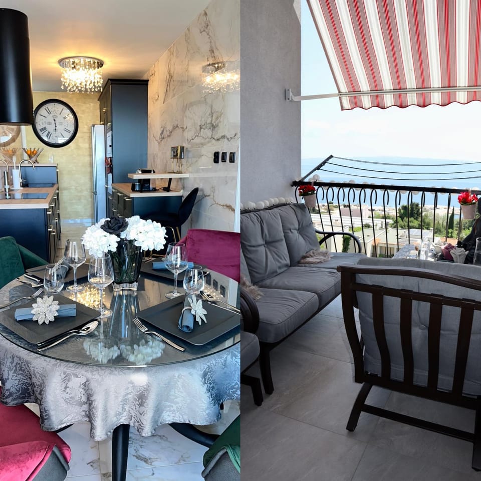 LaLaura high quality apartment Znjan 400 m 3 Air Conditioners Magic Sea View free parking Apartment in Split