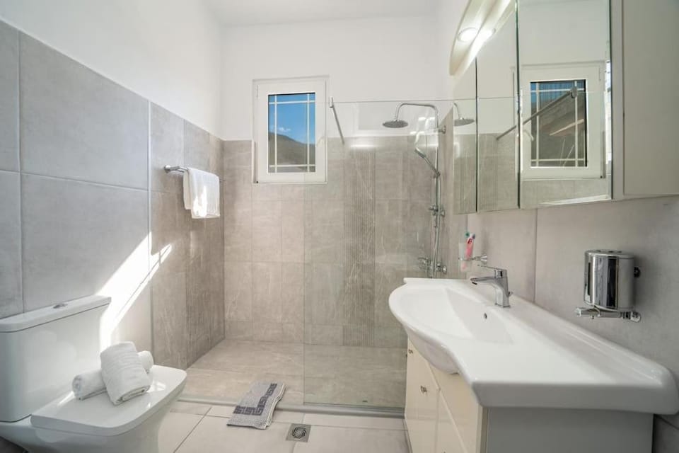 Shower, Toilet, Bathroom, towels