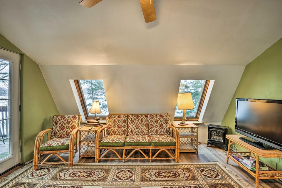 Lakefront Harrisville Cabin w/ Dock & Decks! Cabin in Adirondack Mountains