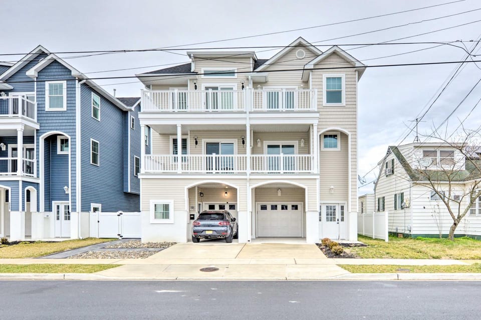 New Townhome < Half Mi to Beach! House in North Wildwood