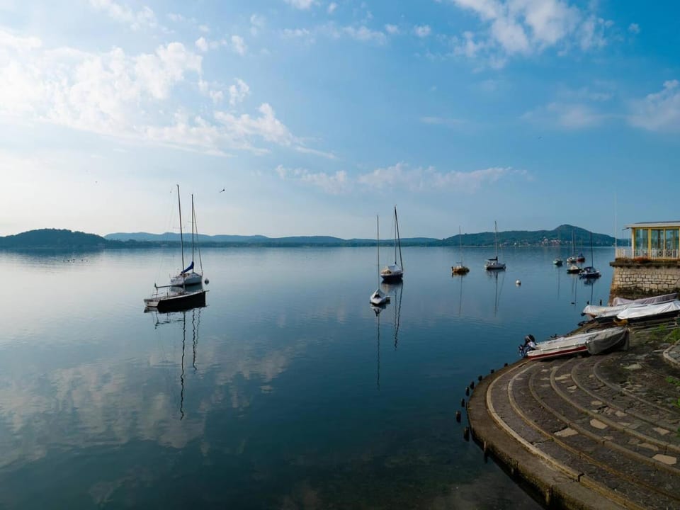 Day, Natural landscape, Lake view