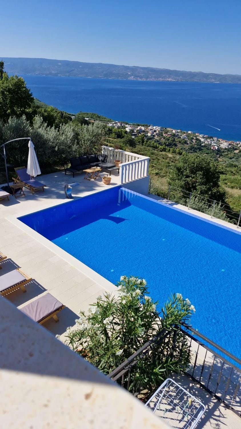 Pool view, Sea view, Swimming pool