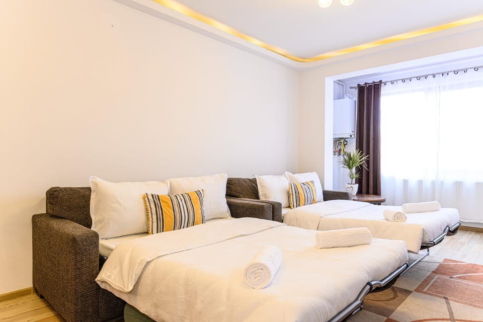 Bed, Living room, Photo of the whole room, Seating area, Bedroom, towels