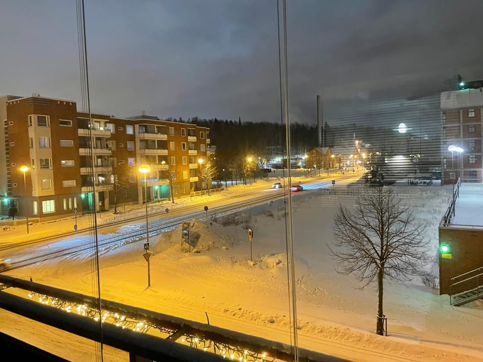 Winter, City view