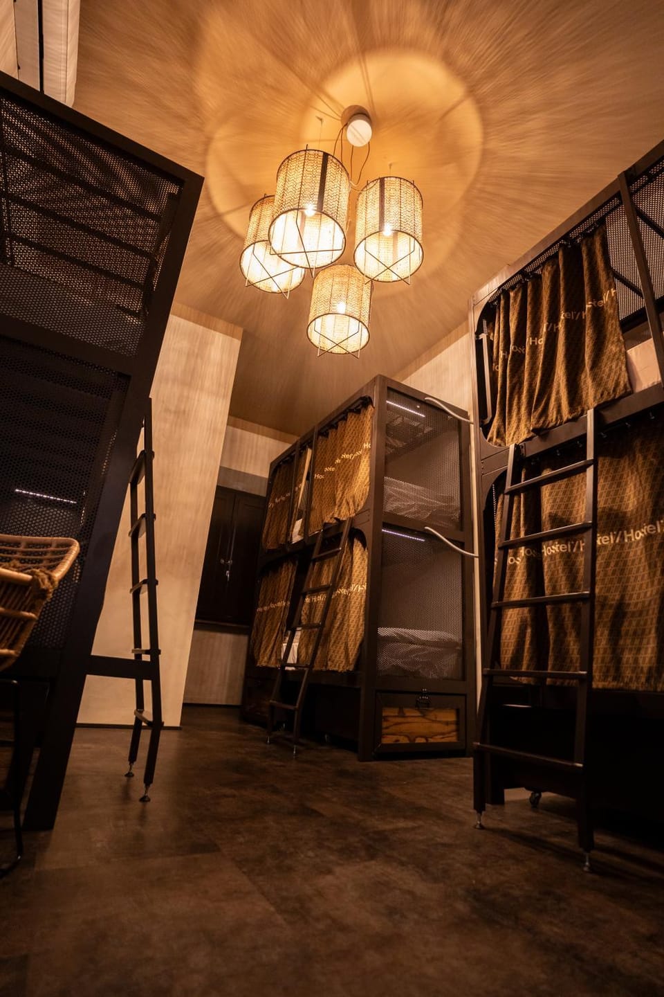 Photo of the whole room, Bedroom, bunk bed, wardrobe