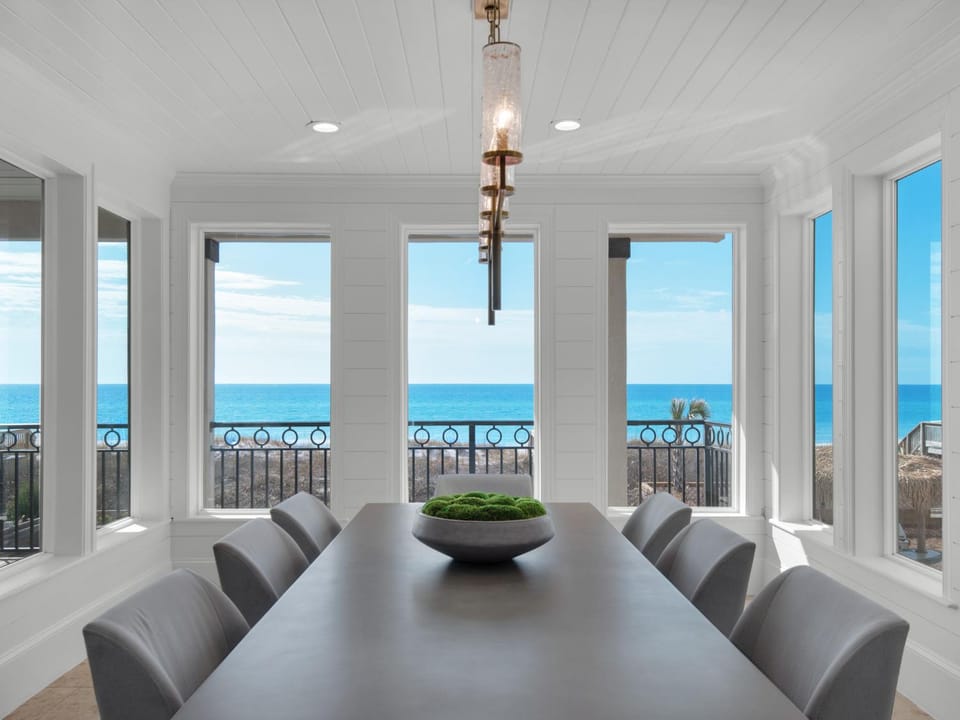 Natural landscape, View (from property/room), Dining area, Sea view