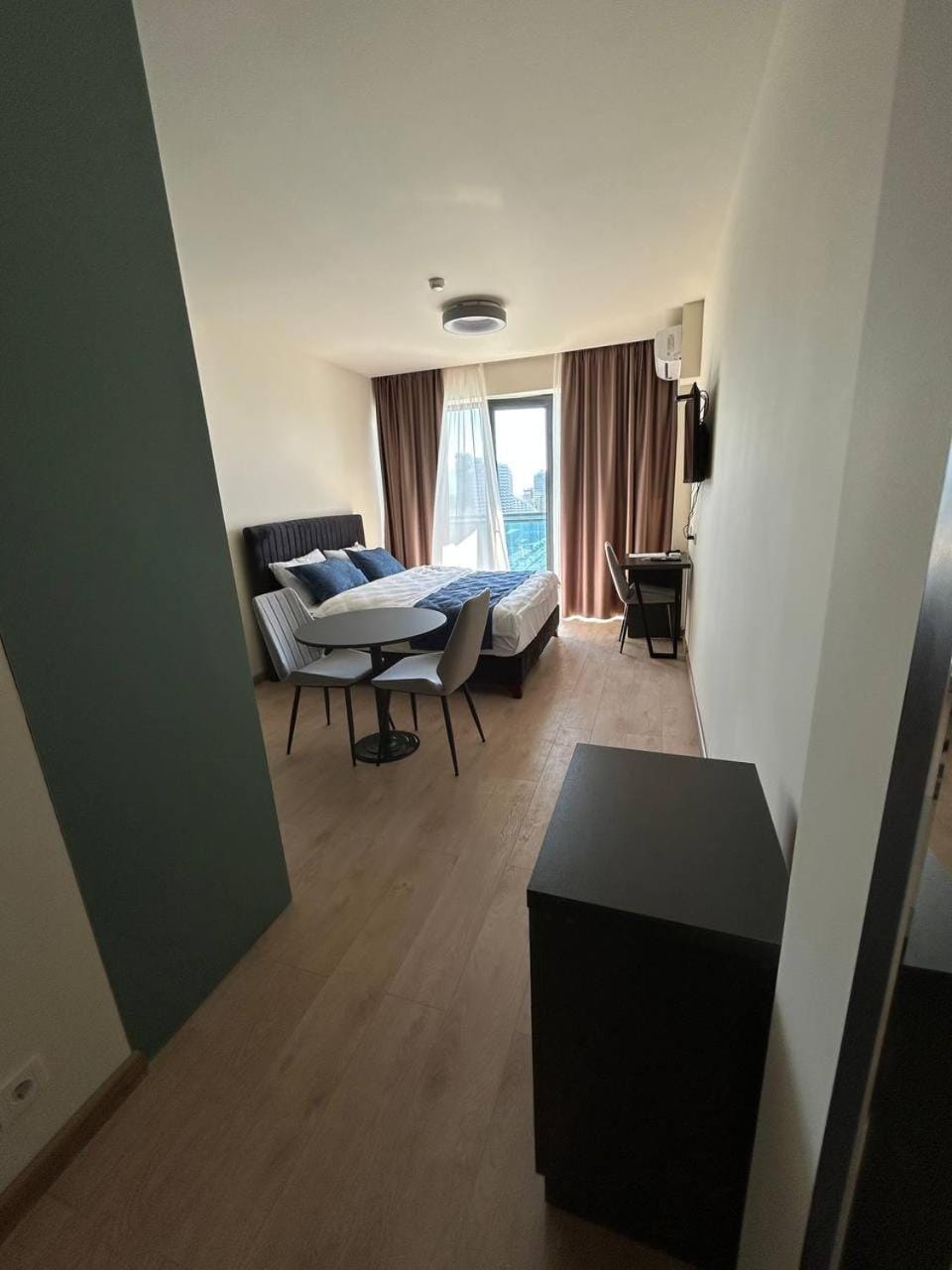 Студия с потрясающим видом на море в Orbi Beach Tower Apartment in Batumi