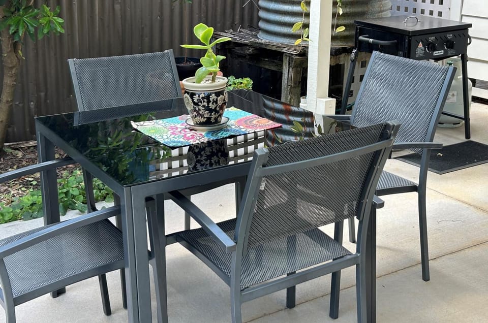 Patio, Day, Balcony/Terrace, Dinner