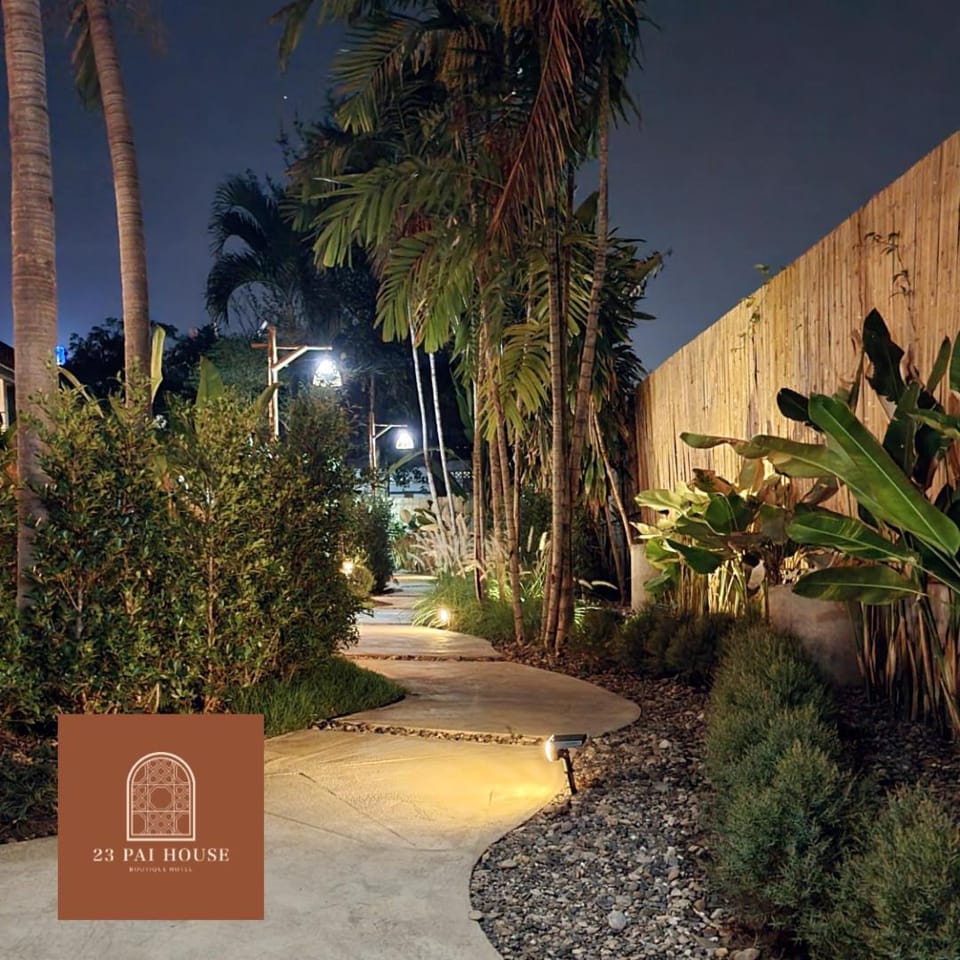 Night, Natural landscape, Garden, View (from property/room), Garden view