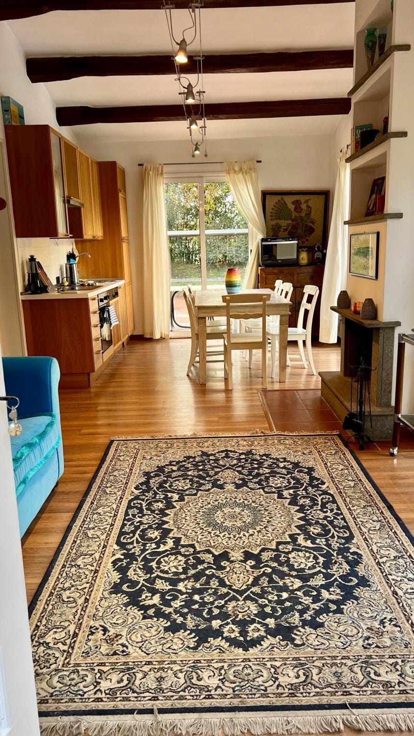 Kitchen or kitchenette, Living room, Seating area, Dining area, minibar, pet friendly, stove