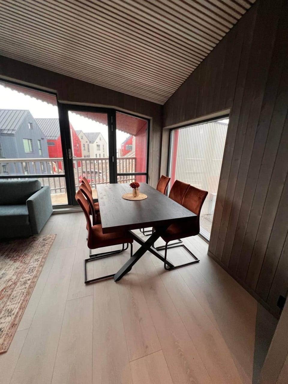 View (from property/room), Living room, Dining area