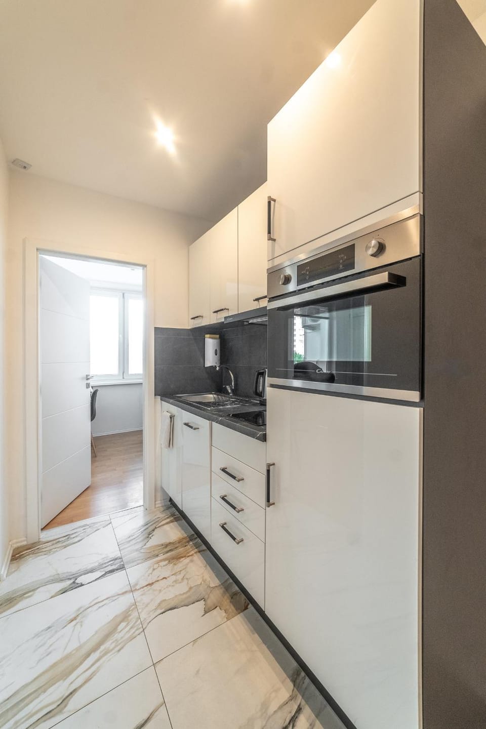 Kitchen or kitchenette, kitchen