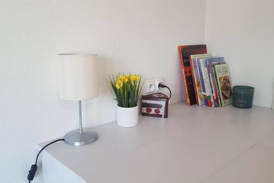 Studio 2 lits jumeaux 1 station Tram aéroport Orly Apartment in Île-de-France