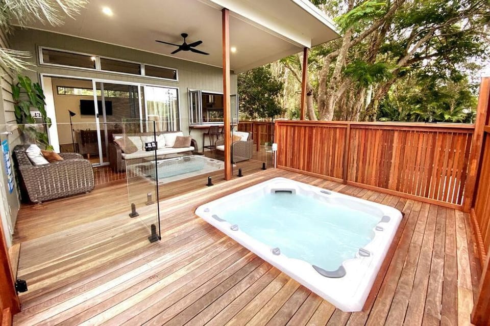 Beach House with spa among the trees Coolum Beach House in Coolum Beach