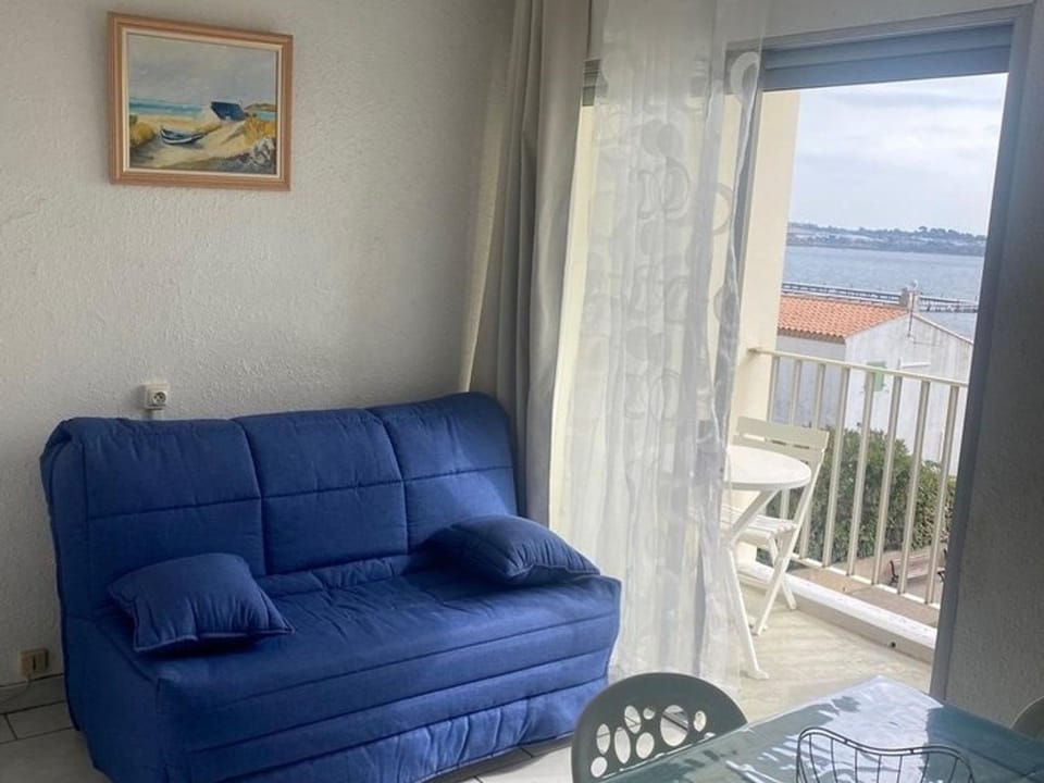 Studio cosy 2 couchages à 50m de la plage avec vue sur l'étang - FR-1-680-2 Apartment in Balaruc-les-Bains