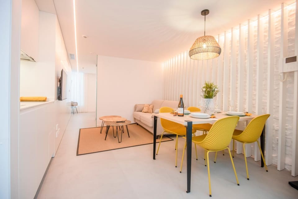 Living room, kitchen