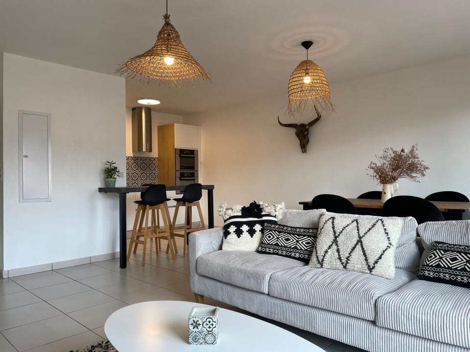 Appartement T3 climatisé,balcon, classé 3 étoiles Apartment in Le Boulou