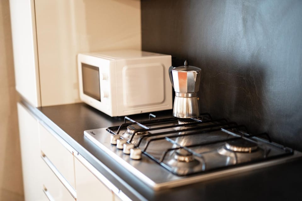 Coffee/tea facilities, Kitchen or kitchenette, minibar, stove