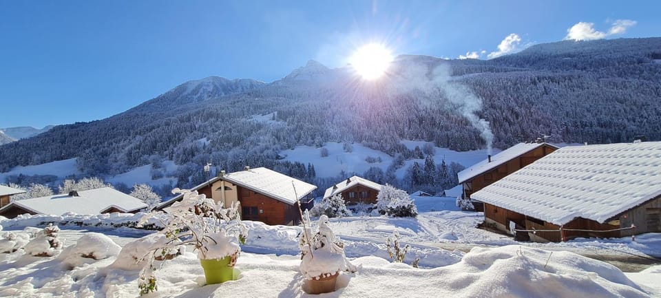 Natural landscape, Winter, Mountain view