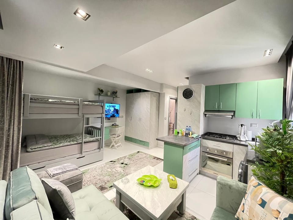 TV and multimedia, Kitchen or kitchenette, Photo of the whole room