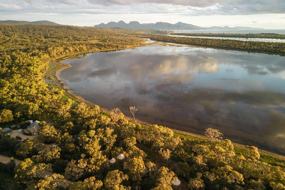 Numie Glamping Waterfront Freycinet Escape Luxury tent in Tasmania