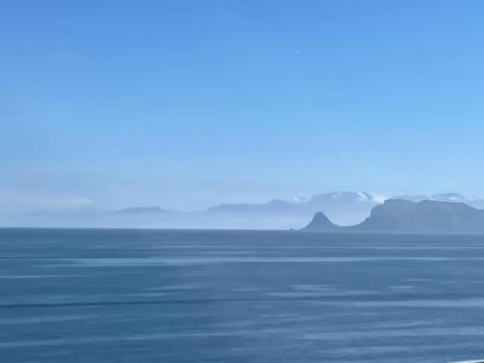 Natural landscape, Mountain view, Sea view