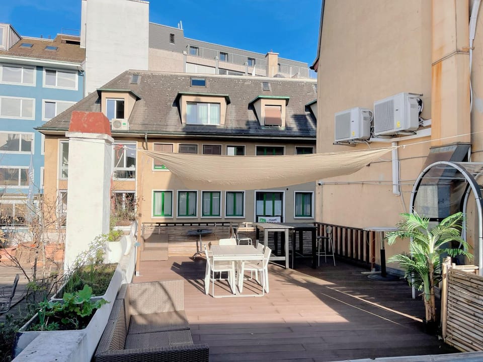 Property building, Patio, Day, View (from property/room), Balcony/Terrace