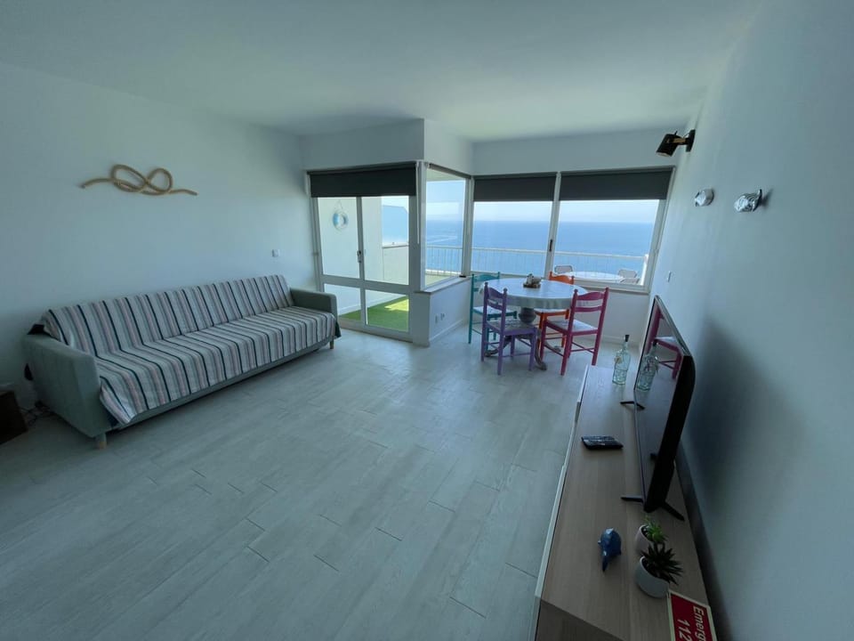 Living room, Seating area, Dining area, Sea view