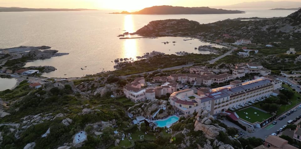 Natural landscape, Bird's eye view, Sea view, Sunset