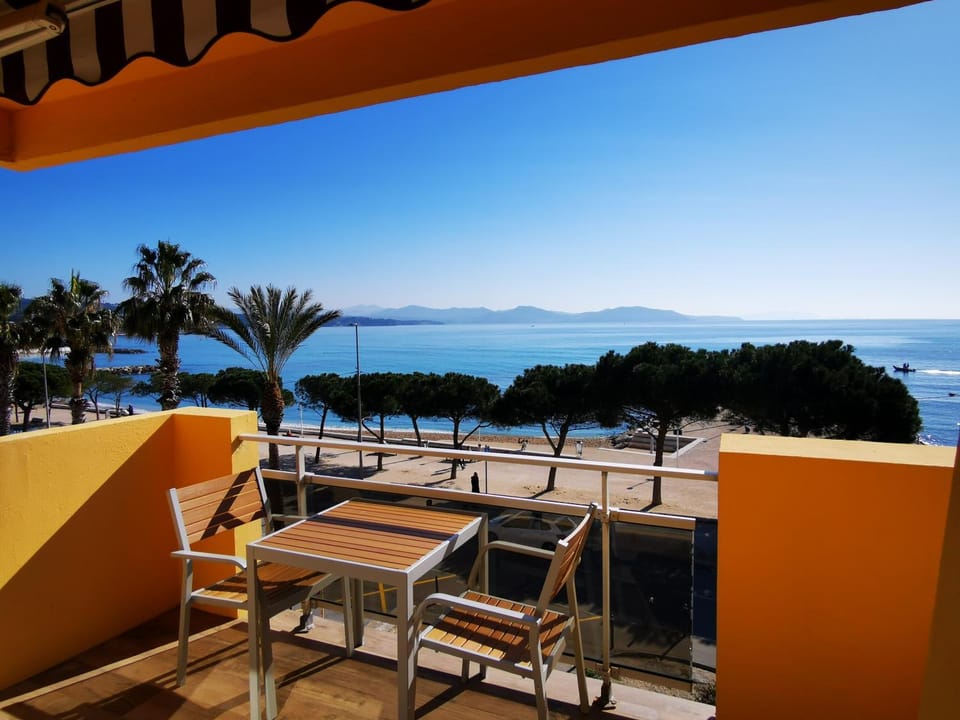 Property building, Patio, View (from property/room), Balcony/Terrace, Sea view