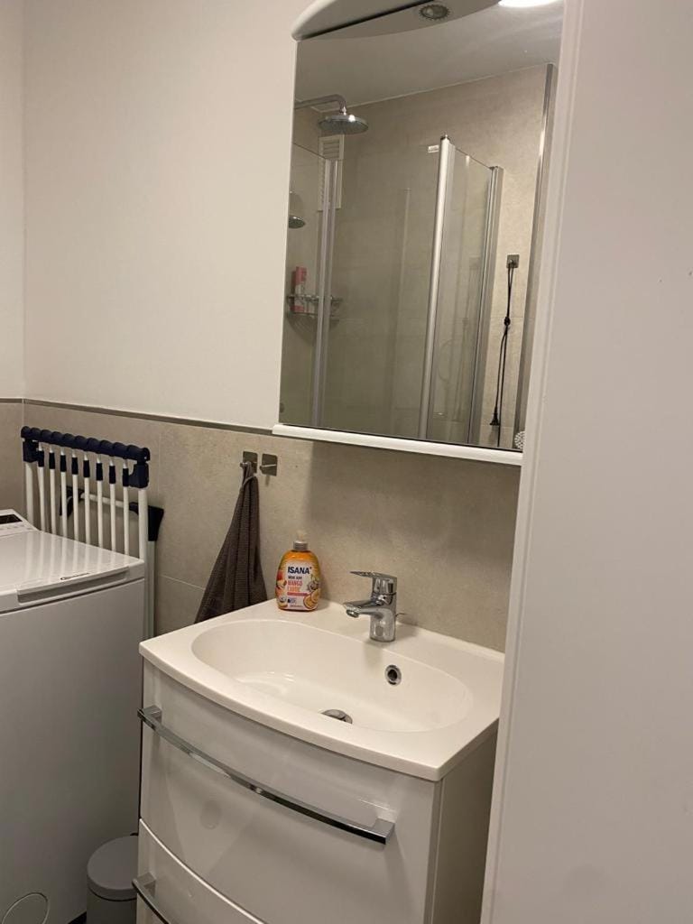 Bathroom, washing machine