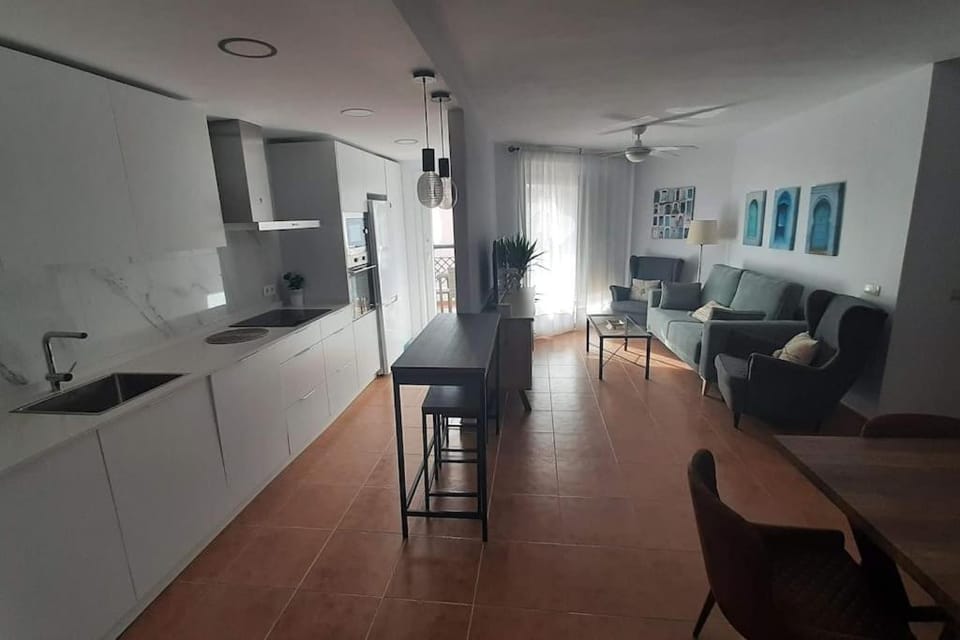 Kitchen or kitchenette, Living room
