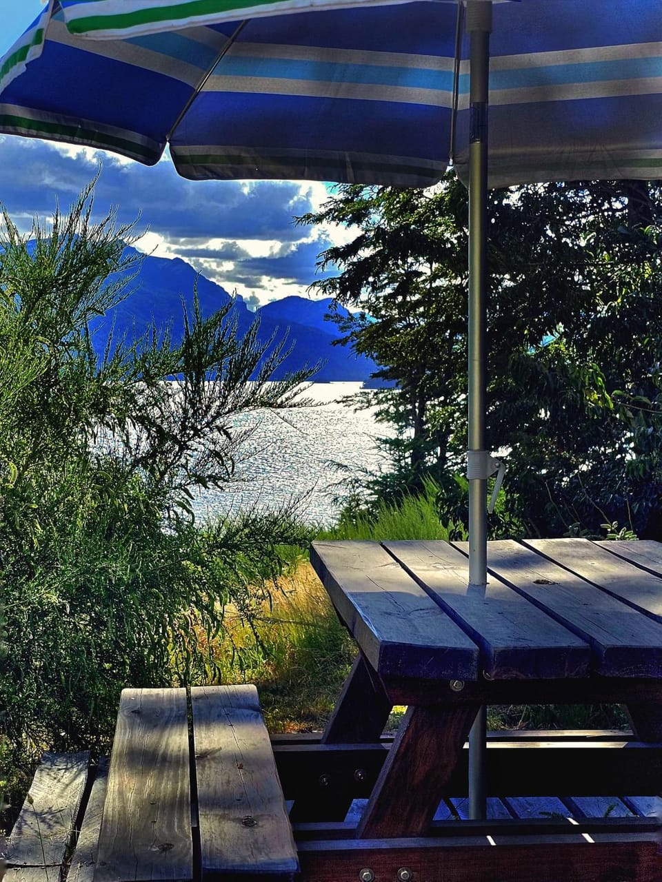 Natural landscape, Lake view, Mountain view