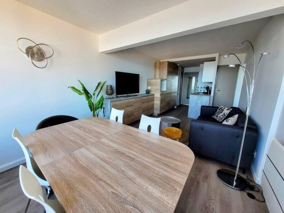 Vue mer exceptionnelle Apartment in Le Barcarès