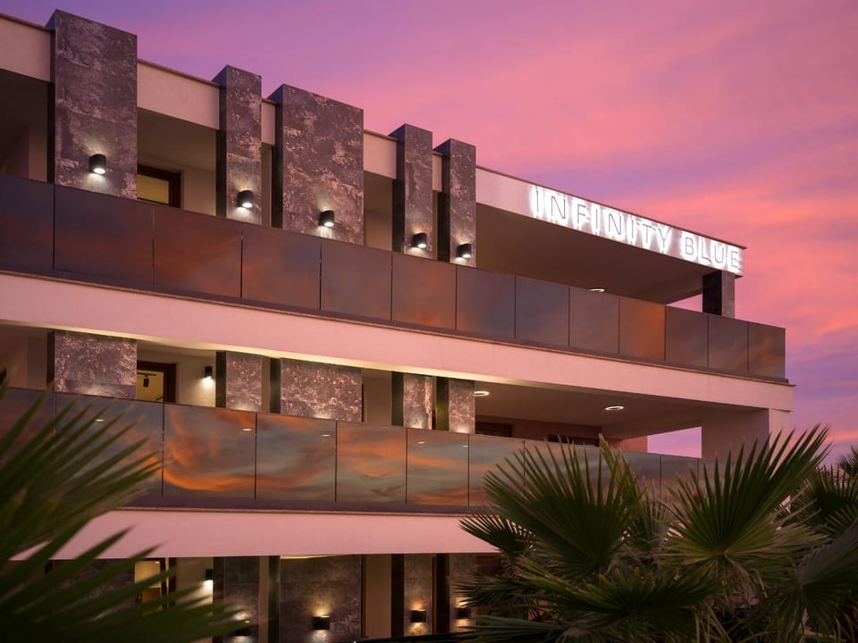 Property building, Sunset